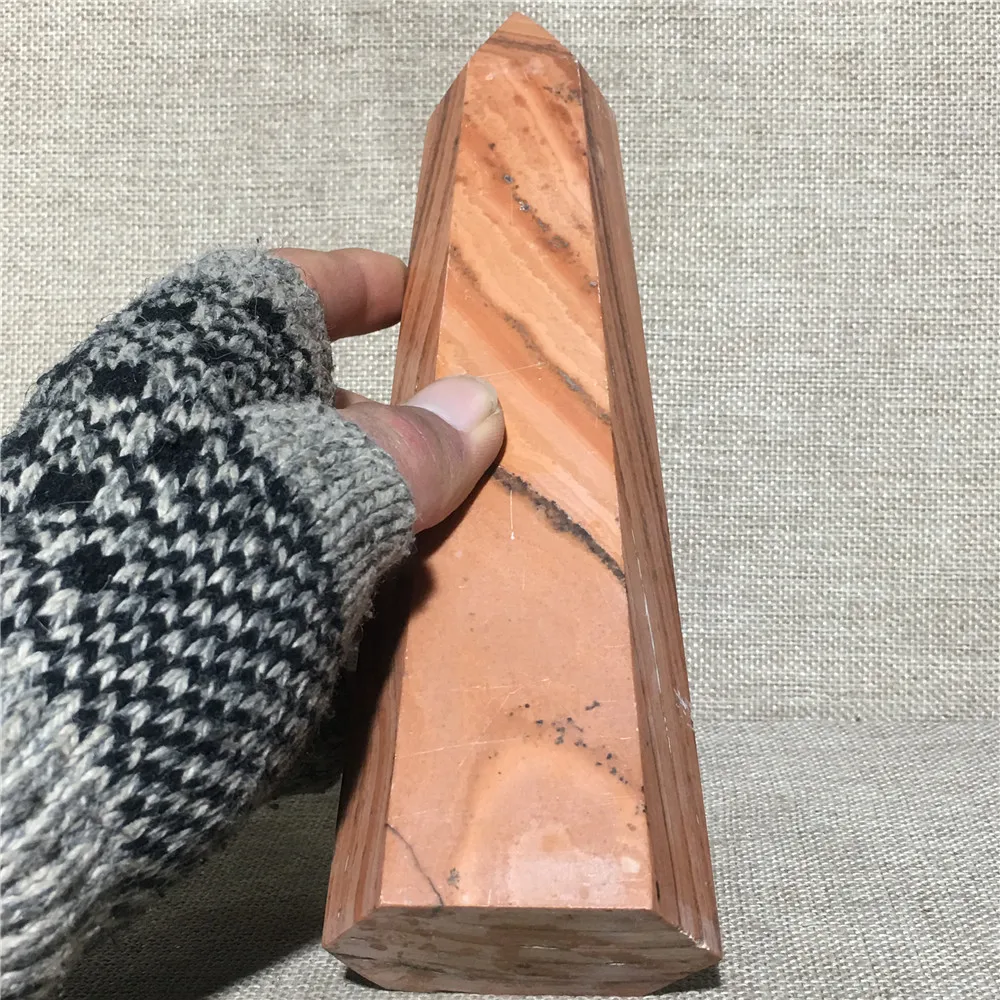 

Natural Serpeggiante Crystal Wand Gift Point Home Furnishing Decoration Stone Hexagonal Prisms Crystal Obelisk Rod Column Tower