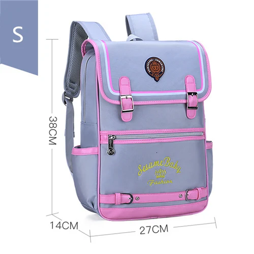 British style fashion children school backpack for teen boys girls Breathable waterproof orthopedic school bags casual backpacks