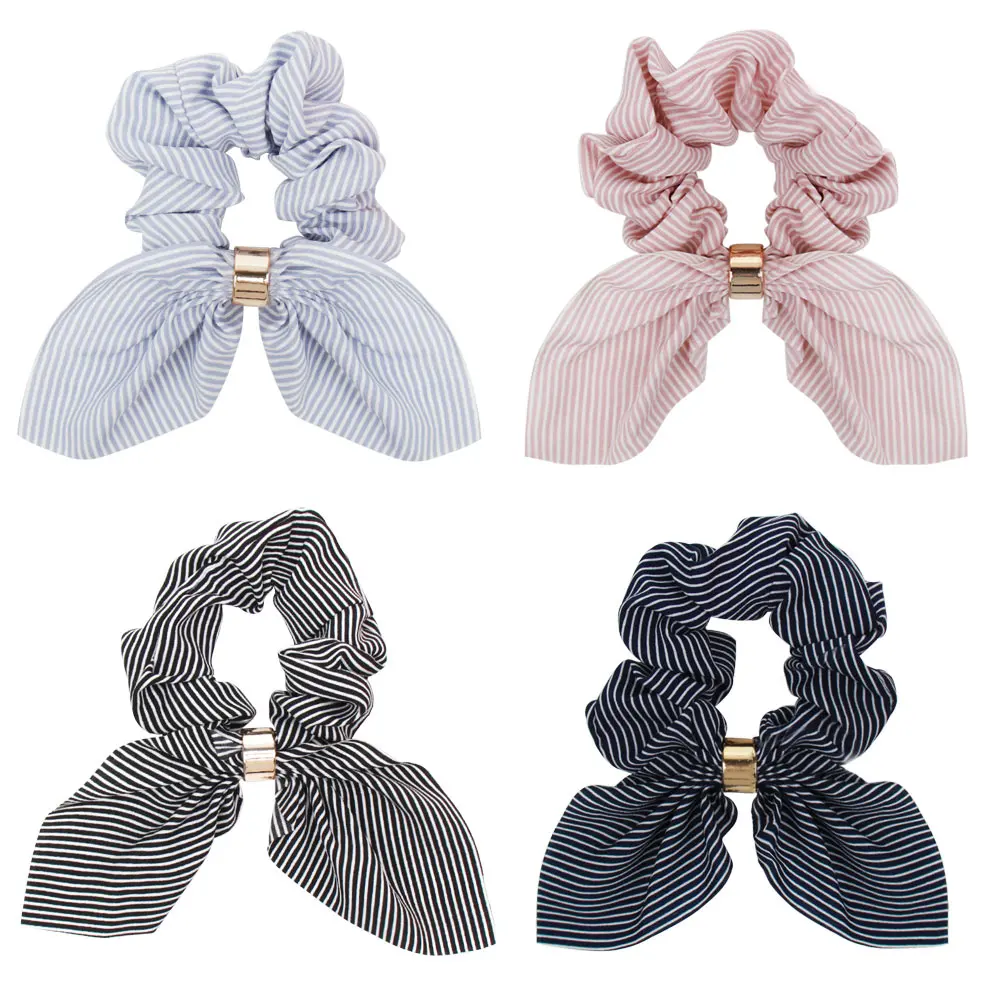 Аксессуары для волос CN резинка с бантом и шарфом эластичная лента женщин девочек