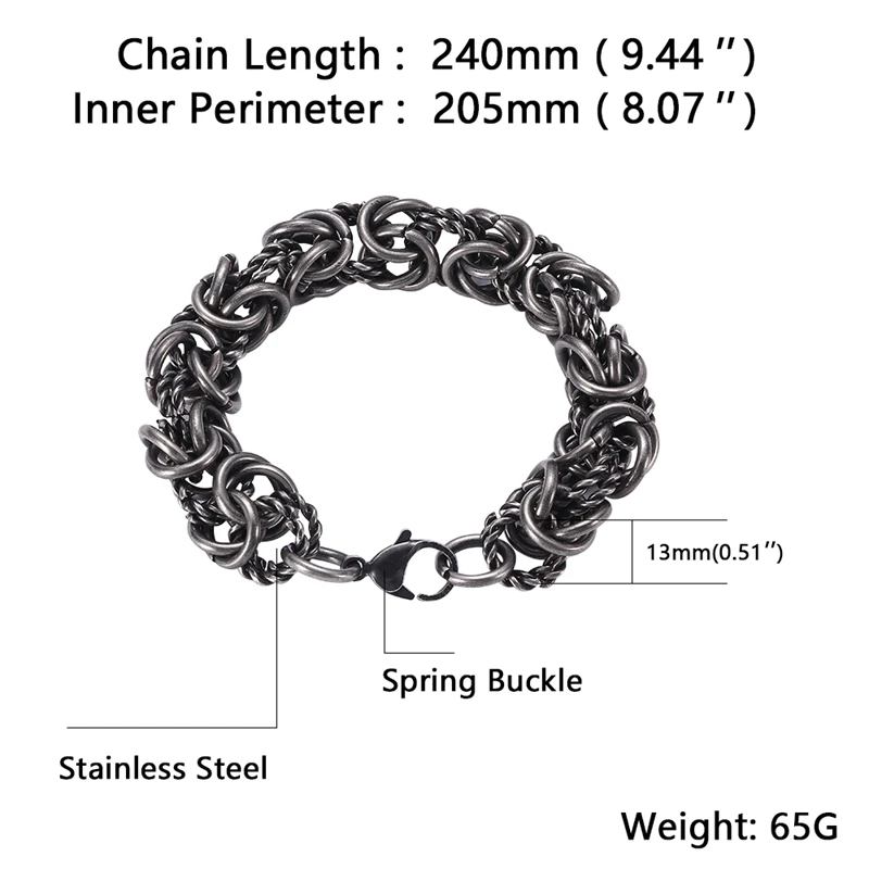 Браслеты-цепочки FORTAFY из нержавеющей стали мужские браслеты ювелирные изделия в