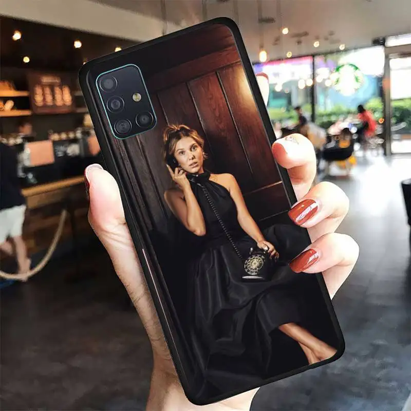 

Millie Bobby Brown Stranger Things Phone Case For Samsung A50 A51 A71 A12 A72 A52 A32 A02 A20E A31 A40 A70 A80smart Fundas coque