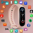 Смарт-часы M6 унисекс, с пульсометром, тонометром, электронные