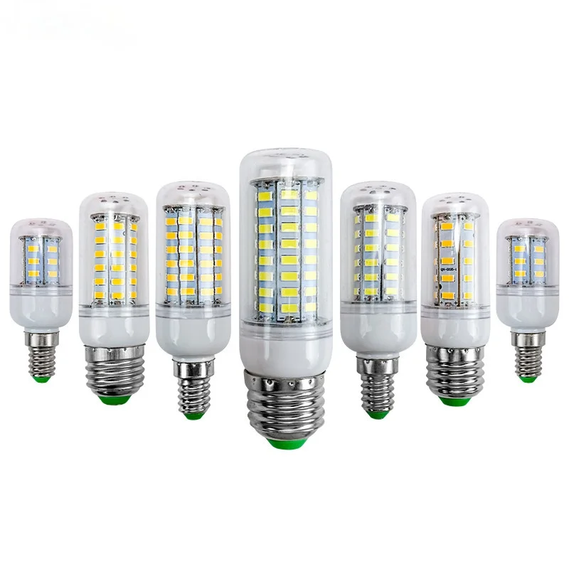 

220V E27 E14 LED Lamp 5730SMD LED Lights Corn Led Bulb 24 36 48 56 69 72LEDs Chandelier Candle Lighting Home Decoration