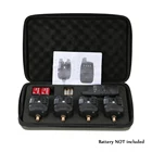 Сигнализатор поклевки для рыбалки Lixada, 4 светодиода в чехле