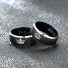 2022New Pop Jewelry, Корона и парные кольца, королева колец, подарок на день Святого Валентина, помолвка, обручальное кольцо