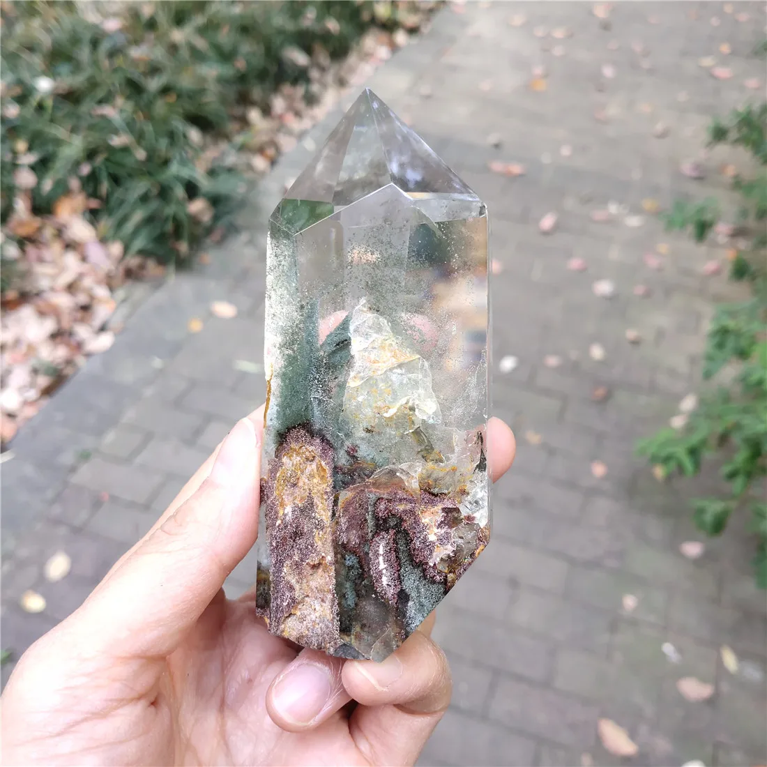 Phantom Гималайская Хрустальная башня каменные кристаллы остров Wicca Декор