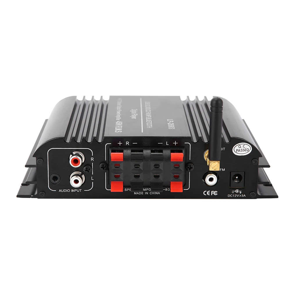 

For Lepy LP-269S Bluetooth Power Amplifier 4 Channel With Remote Control For Home 100-240V US Plug