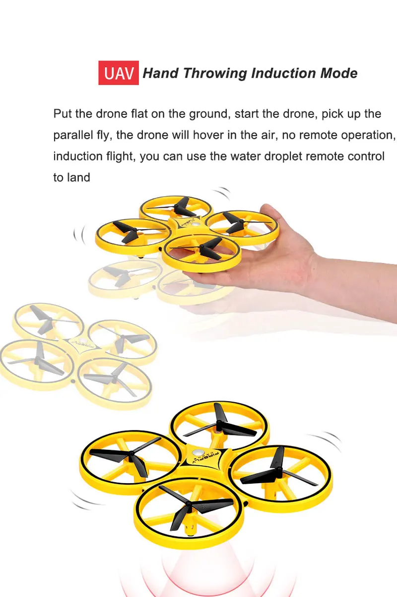 Интерактивный индукционный мини-Квадрокоптер для мальчиков умные часы