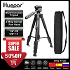 Многофункциональный штатив для камеры Huepar, 56143 см, Регулируемый лазерный уровень со штативом, 3-сторонняя Поворотная плоскоконическая головка, пузырьковый уровень