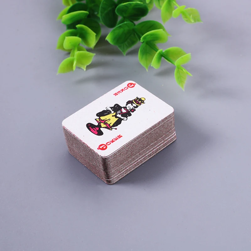 

1pc Super Mini Playing Cards Miniature Plastic Coated Tiny Poker Card Deck NEW