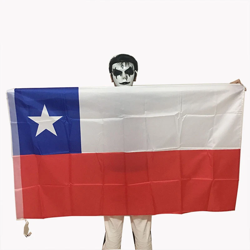 

90x150CM Wave Chile 3x5 Ft Super-Poly Indoor/Outdoor Chile FLAG Country Banner Christmas's gifts