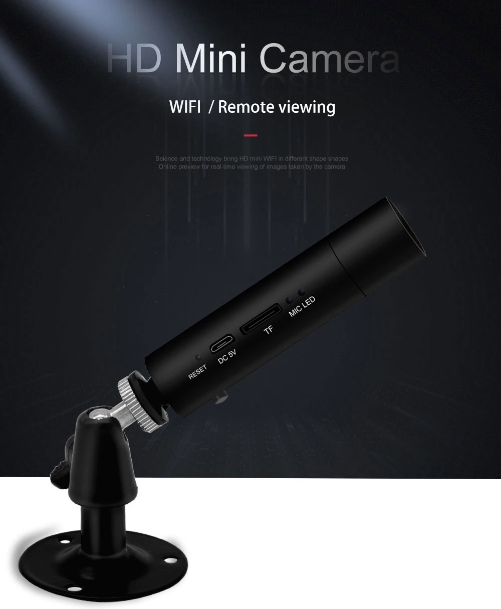 Wifi HD мини-камера wifi маленькая камера 1080P дистанционный мониторинг аудио датчик движения обнаружения микро видеокамера мини-камера