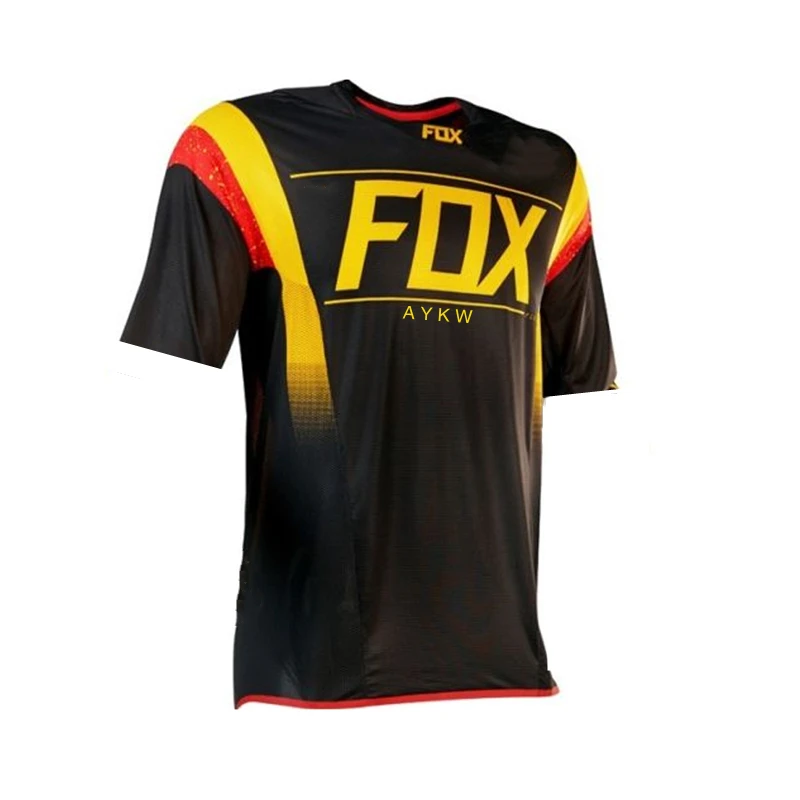 

2021 mtb Jerseys Motocross jersey Motorcycle Mountain Bike downhill Jersey FOX Motocross Cycling Jersey men Breathable