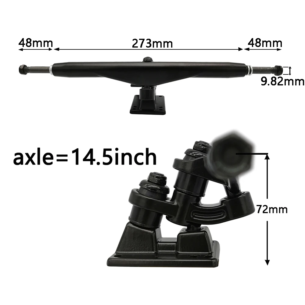 369 мм длинный двойной kingpin Электрический скейтборд горный электрический грузовик