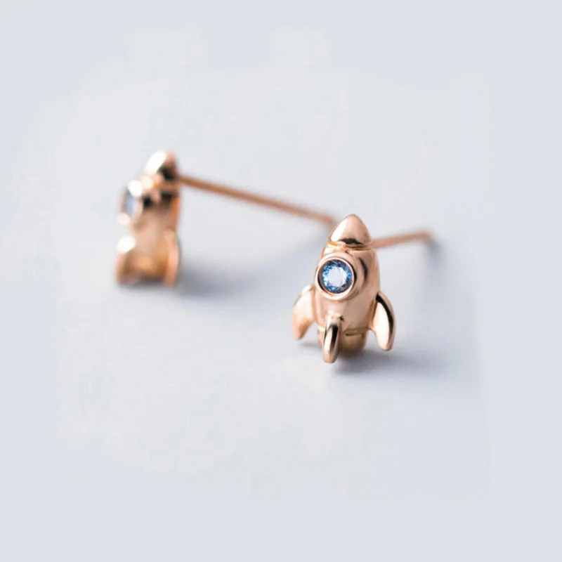 Серьги-гвоздики trustdave из Стерлингового серьги серебристого цвета Бижутерия 925