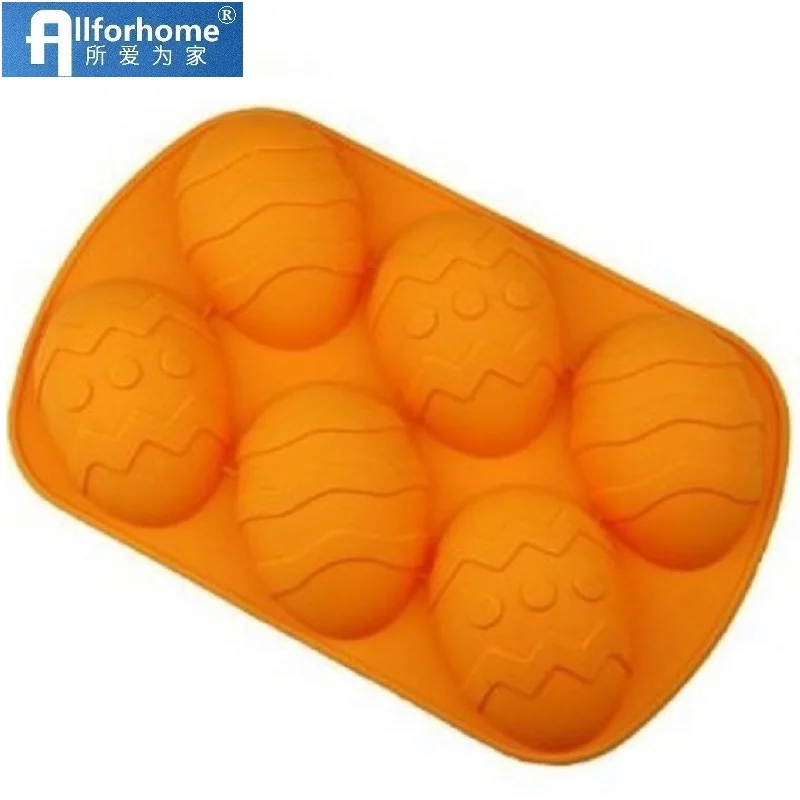 6 отверстий 3D яйцо динозавра пасхальное жаропрочная посуда силиконовая форма для