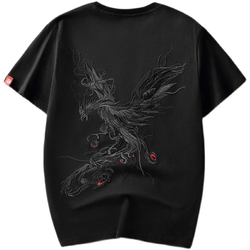 2021 Новая летняя футболка для мальчиков с надписью хлопковое китайское платье