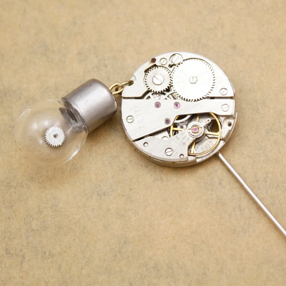 Часы для мужчин часы перемещения Т-лампа в стиле стимпанк воротник с отворотом