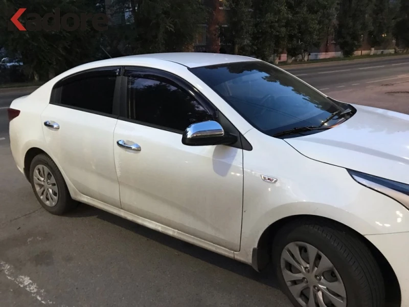 Для Kia Rio 4 X-line ABS Хромированная Боковая дверь зеркало заднего вида накладка автомобильные аксессуары