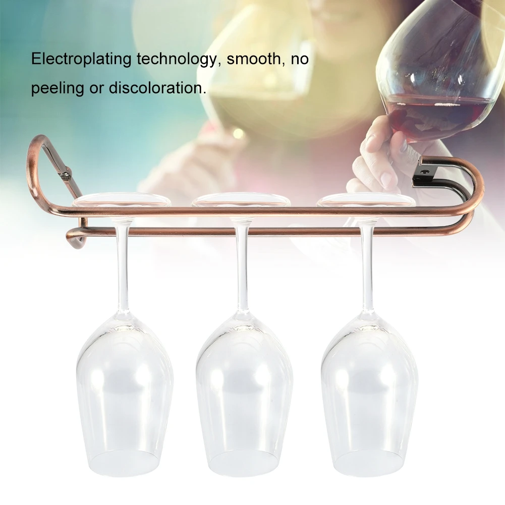 Подвесная стойка для стаканов и Винных Бокалов держатель Полка кухни гостиной