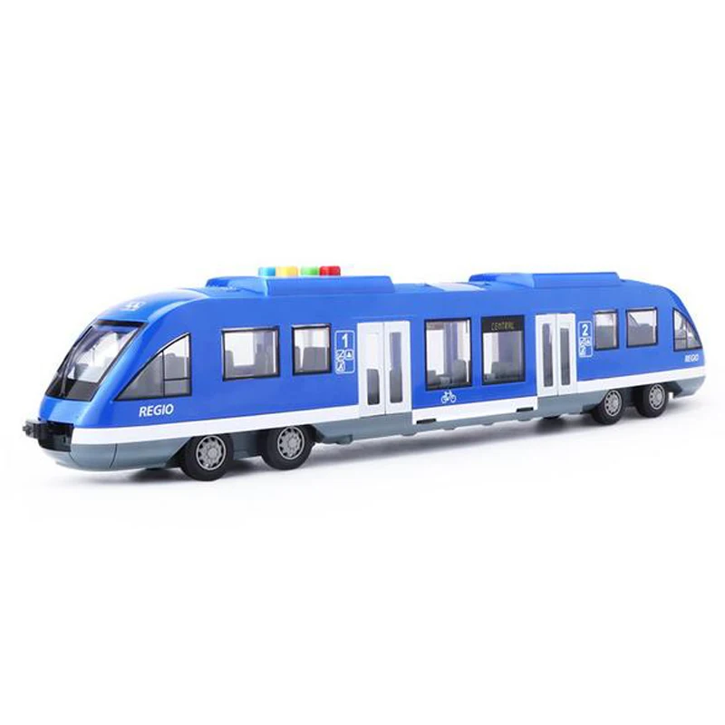 Новая игрушечная модель городского метро игрушечный автомобиль подарок для