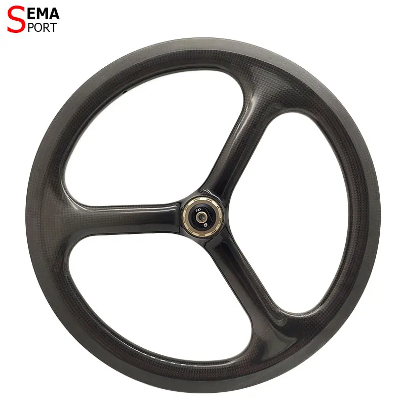 349HV3 TS все ручной работы Toray Carbon 74/112 мм V дисковый тормоз 3 Спицы Тайвань Hubsmith Brompton