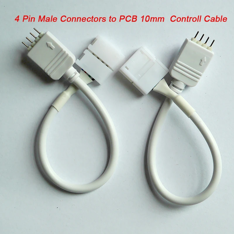 5 шт. 4 Pin 5050 RGB Светодиодная лента папа соединительный кабель до 10 мм 4PIN PCB Кабель