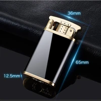 windproof straight into lighter butane gas smoking lighters for weed cigar inflatable refill adjustable metal cool lighters