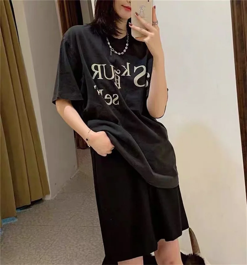 Embossed ASKYURSELF T Shirt Men Women 1:1 High Quality 3D Foam Printing T-shirt Vintage Nice Washed Tee Tops | Мужская одежда