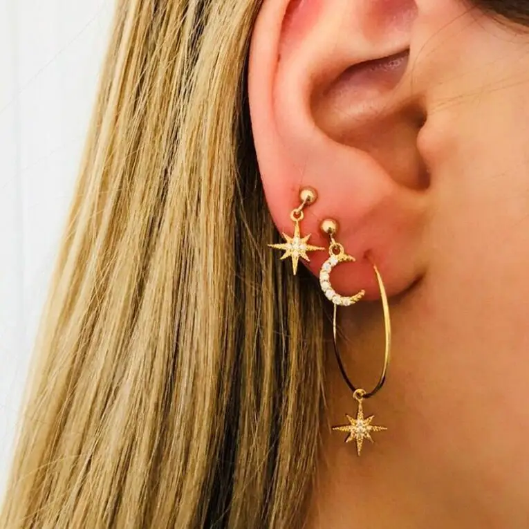 Серьги капельки модные ювелирные изделия металлические Висячие серьги для