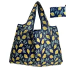 Вместительная многоразовая сумка для покупки продуктов, складная Экологически чистая Женская сумочка, моющийся Подарочный мешок на плечо