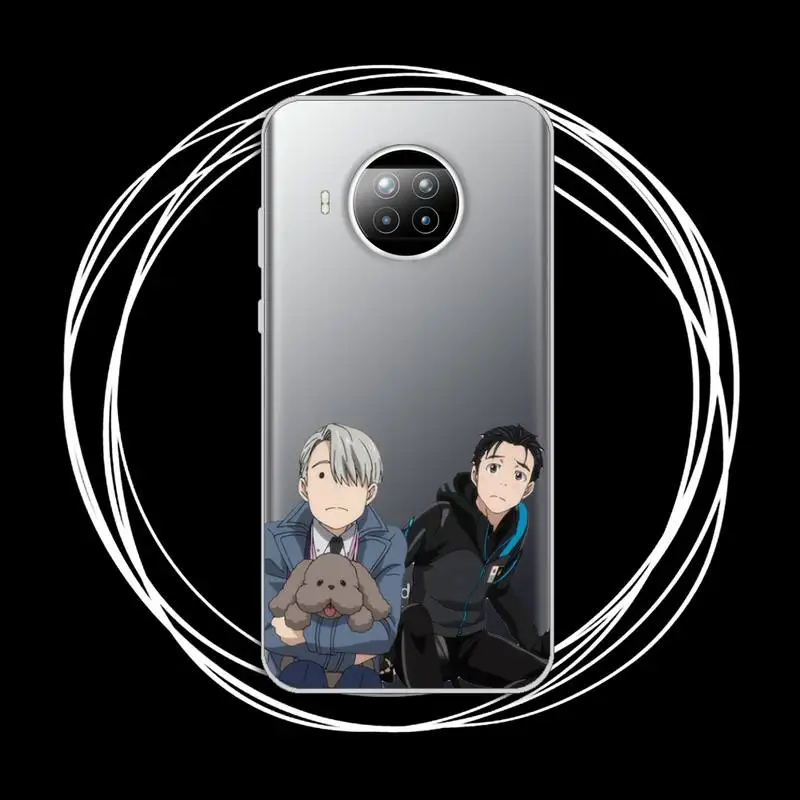 

yuri on ice Phone Case Transparent for xiaomi redmi note 8 9 9s 11 10t lite pro