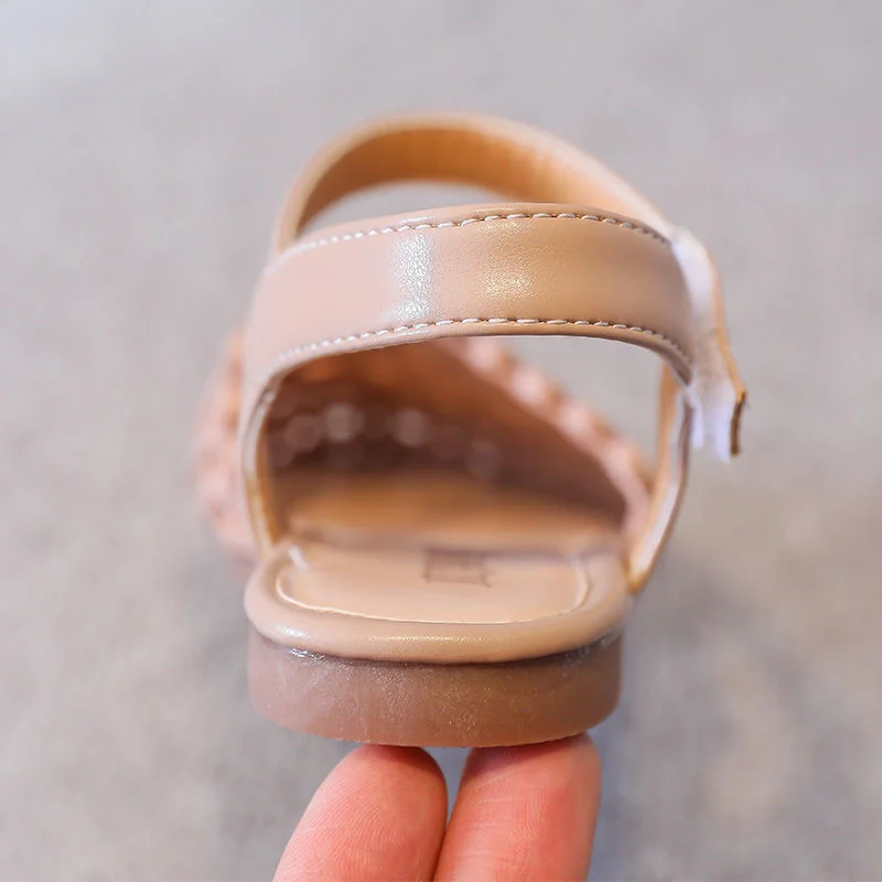 

Summer 2021 Girls' Fashion Woven Soft Soled Antiskid Princess Shoes Footwear Kids Shoes 2021 for Children's Girl's Slipper