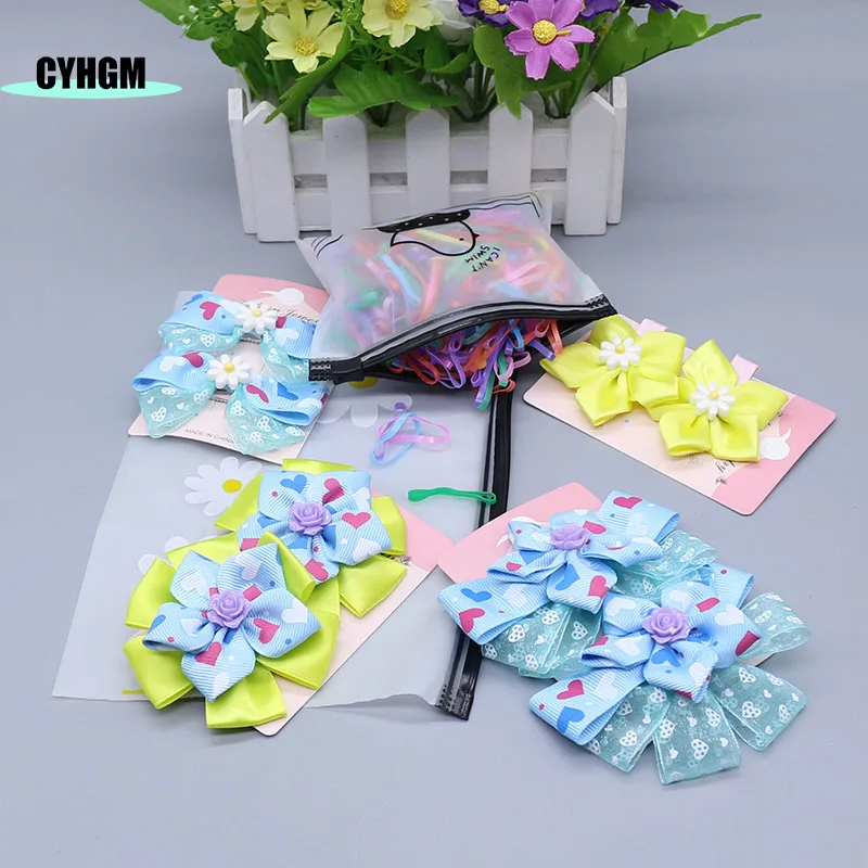 Оптовая продажа новые модные шелковые заколки для волос эластичная повязка