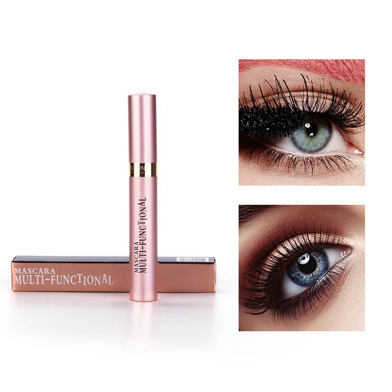 Макияж 4D Шелкового волокна ресниц тушь для Водонепроницаемый наращивание Черная