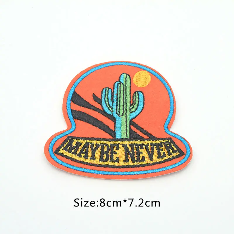 2 шт./лот мультфильм Кактус одежда вышивка патч Ткань стикер утюжок на Шить Патч