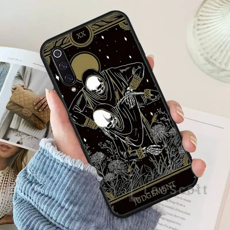 

Tarot Constellation Skeleton Phone Case For Xiaomi Redmi 7 9t 9se k20 mi8 max3 lite 9 note 8 9s 10 pro