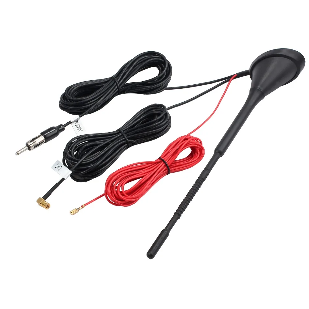 Justech универсальная Антенна крепление на крышу активный усиленный DAB + FM радио
