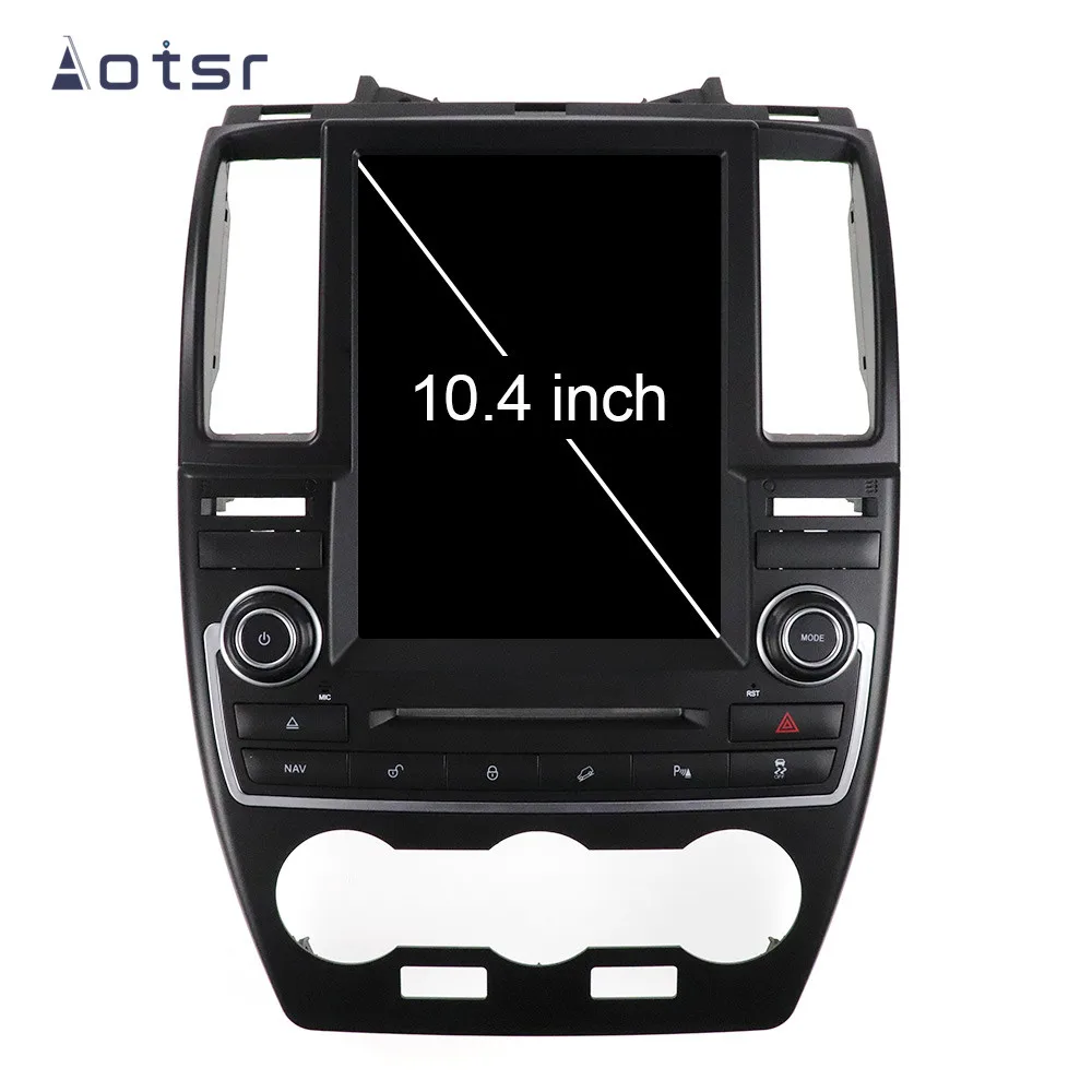 Автомобильный плеер AOTSR Tesla Style Android 8 PX6 для Land Rover Freelander 2 2007 2015 автомобильный GPS