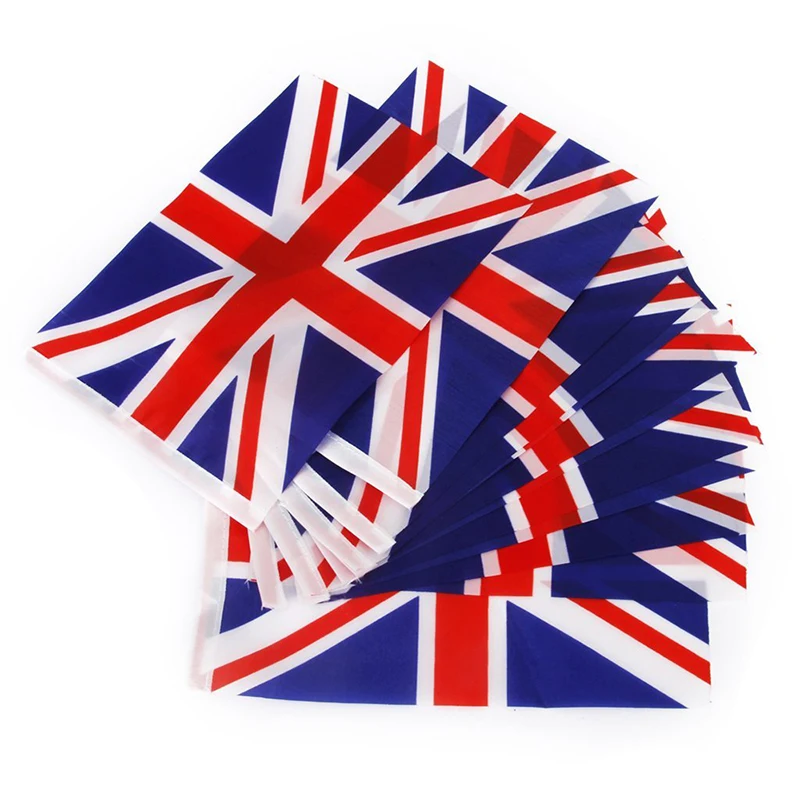 Промо-акция! Пластиковые палки для ручного развешивания флагов Юнион Джек 21x14 см