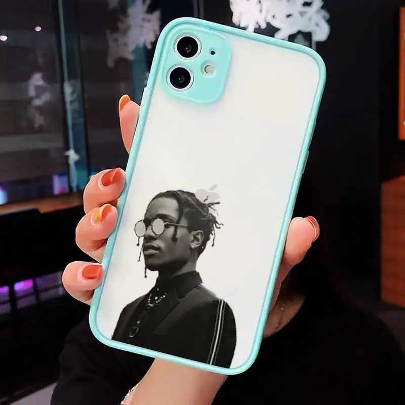 

Asap Rocky Phone Case Matte For iPhone 12 Mini 11 Pro XR XS Max 7 8 Plus X Hard PC Back Cover