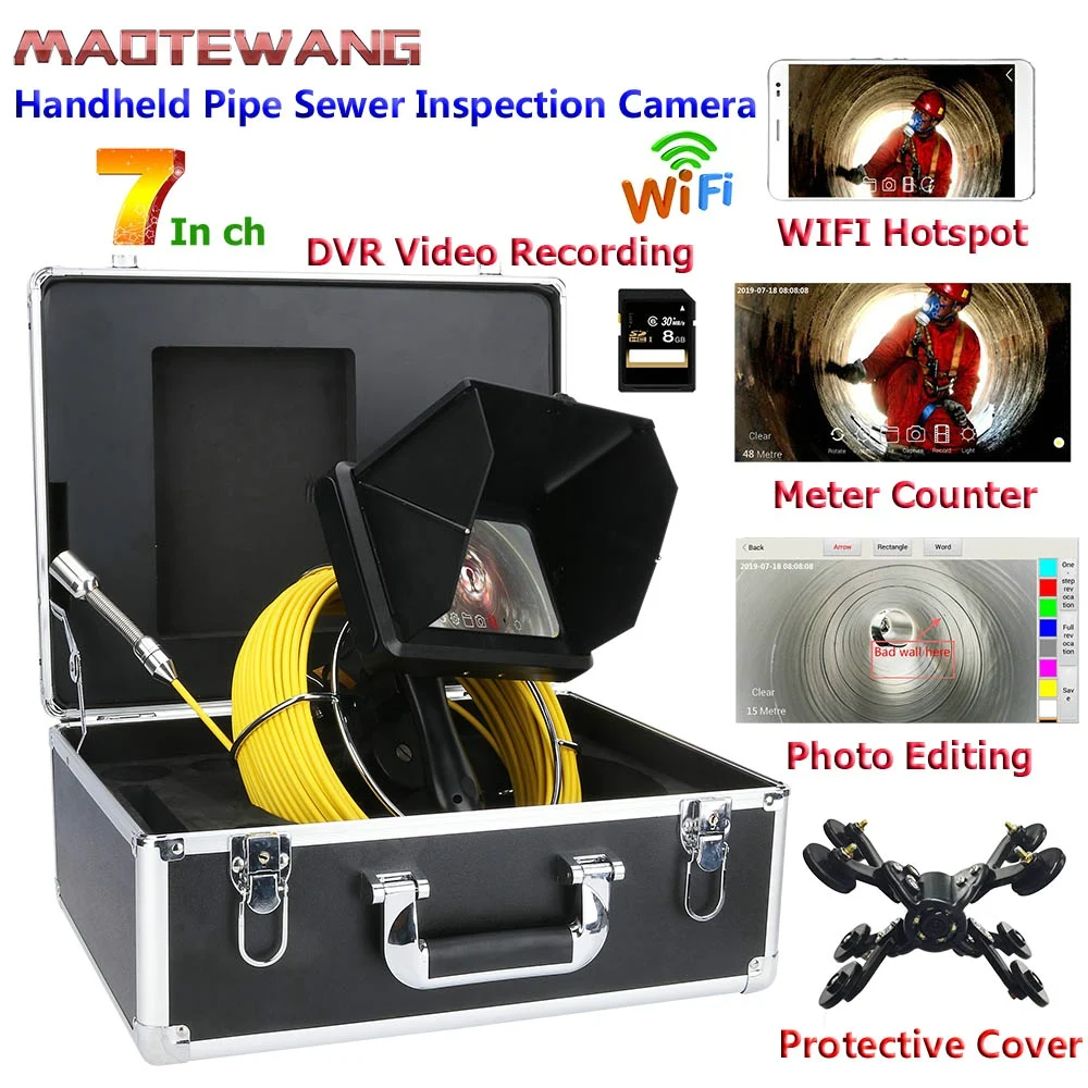 Портативная промышленная труба канализационный трубопровод инспекционная