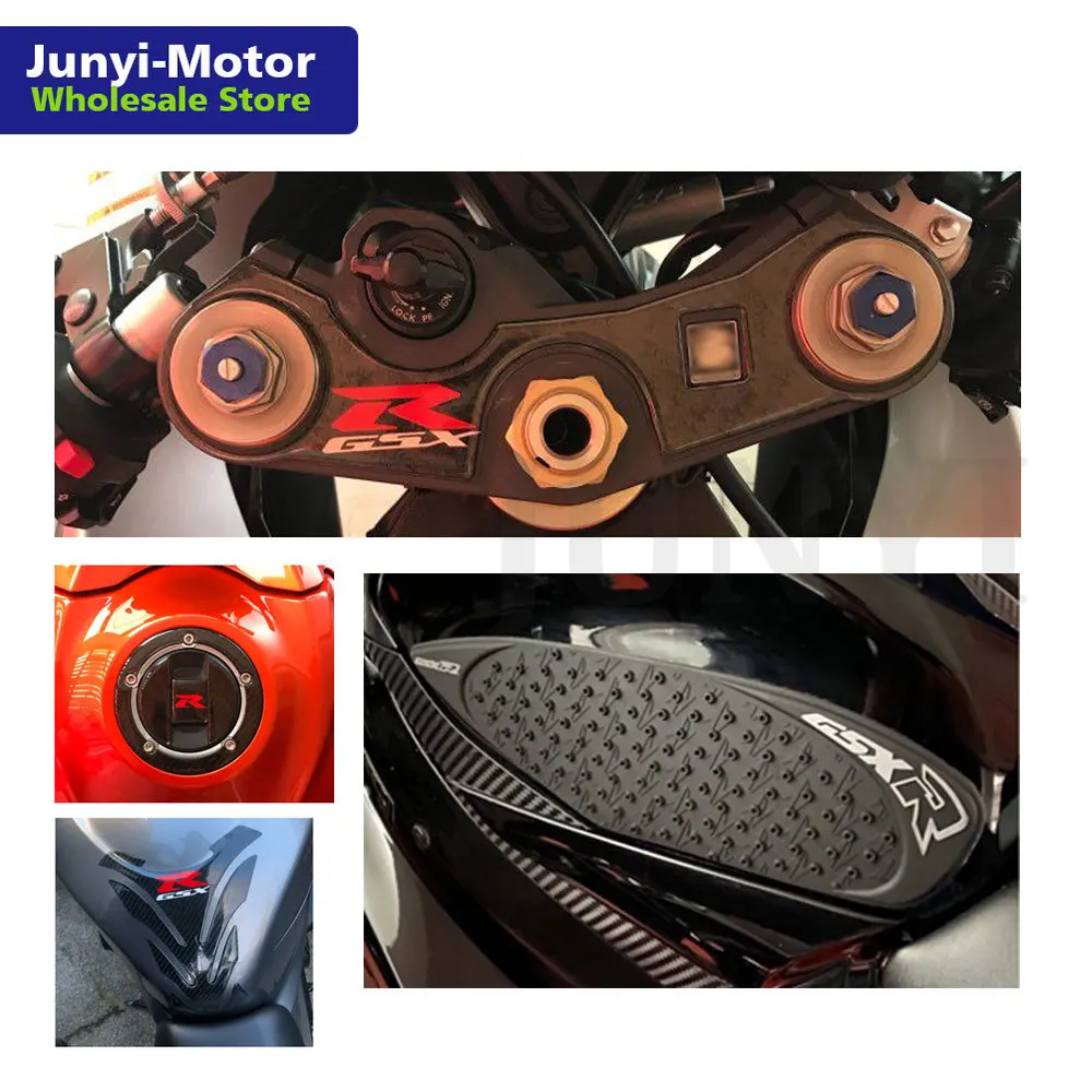 Для Suzuki GSX R GSXR 750 600 2006 2007 K6 K7 наклейка крышка резервуара накладка тройное дерево