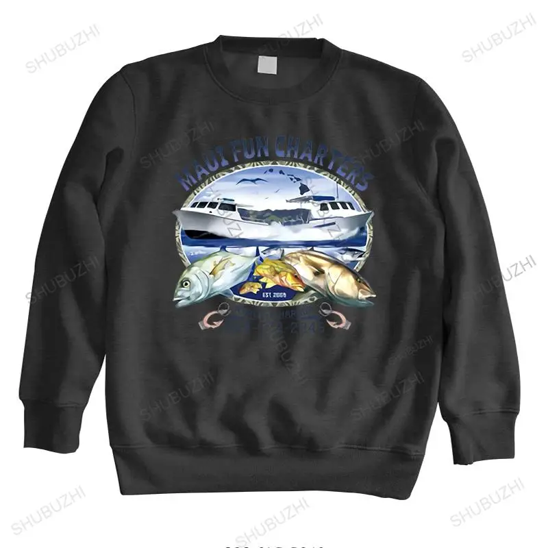 

Мужская Осенняя черная толстовка с капюшоном, винтажная толстовка, брендовая одежда, веселые толстовки MAUI, Новое поступление, хлопковая тол...