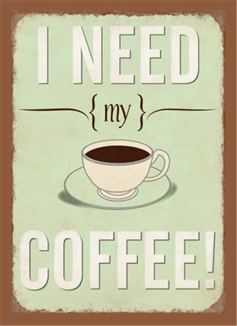 

Metal Plates Room Decor Tin Sign Posters on the Wall Stickers Coffee Shop Vintage Kitchen Movie Poster Mancave Decoration Home