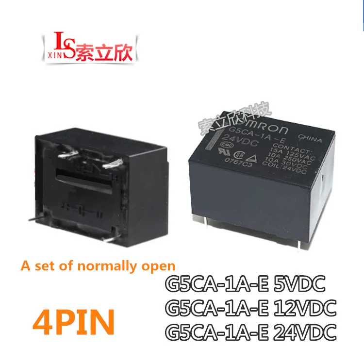 5 шт./лот Новое реле Φ G5CA 1A E 12VDC G5CA1E 5V 4PIN мощности|Реле| |