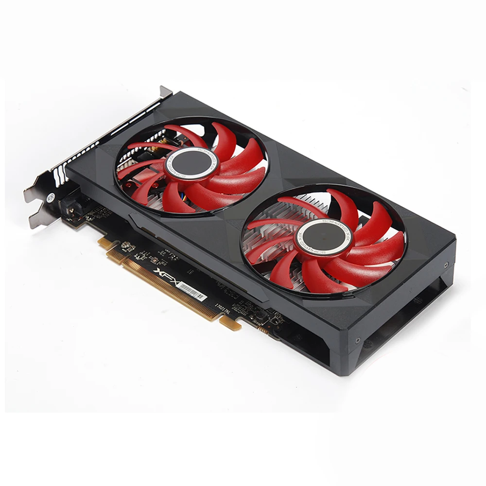 Видеокарта XFX Radeon RX 560 4 ГБ DDR5 AMD видеокарта Гб GPU 128 бит RX560 игровая для ПК настольная