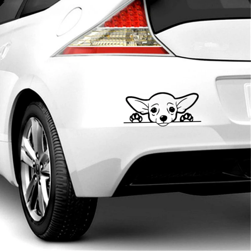 Милые аксессуары для внешней отделки чихуахуа виниловые наклейки грузовиков