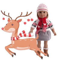 7 styles christmas series set doll clothes wear fit 18 inch american 43 cm born logan boy doll for generation baby girls toy