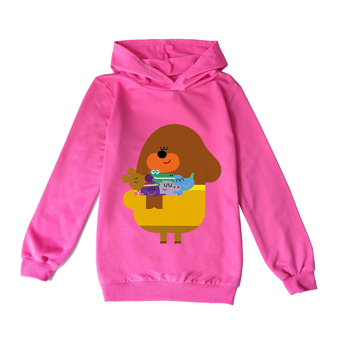

Kids Hoodies Outerwear Cartoon Printed 2021 Autumn Girls Boys Hooded Sweatshirt Children's Clothes Long Sleeve Pullover Tops